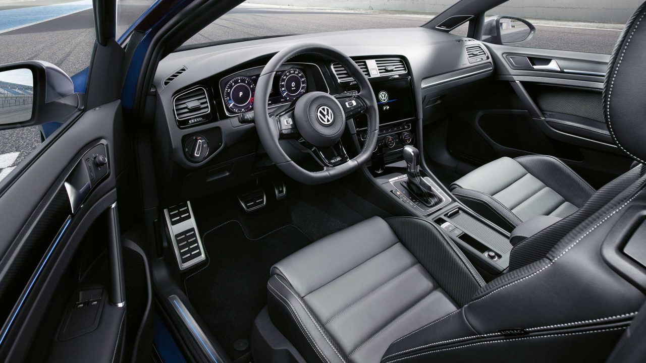 vw volkswagen golf r innenansicht