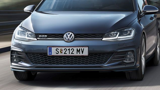 VW Golf GTD Detajet e eksterierit, pamja ballore dhe ndriçimi