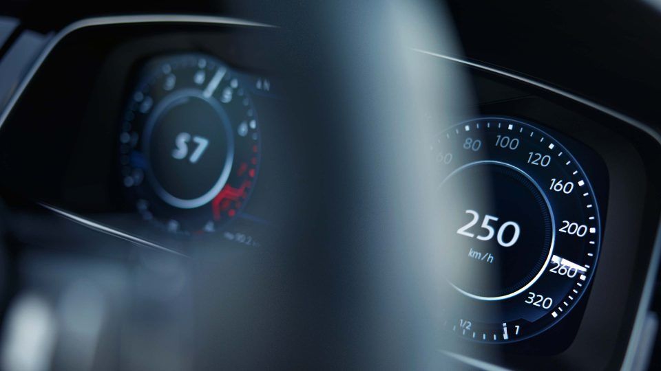 VW Golf R Launch Control Display