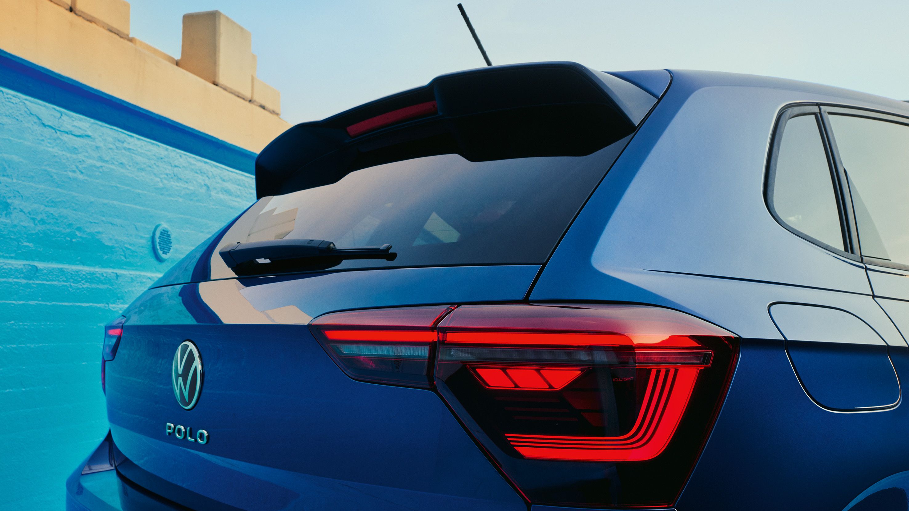 Detailansicht der IQ.LIGHT LED-Rückleuchten im VW Polo