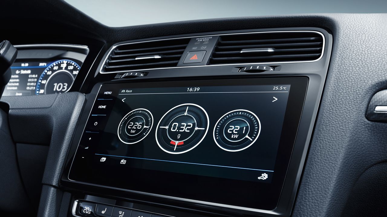 vw volkswagen sport hmi