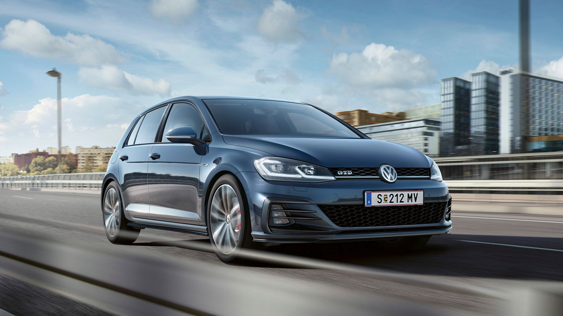 vw volkswagen golf gtd front vorne