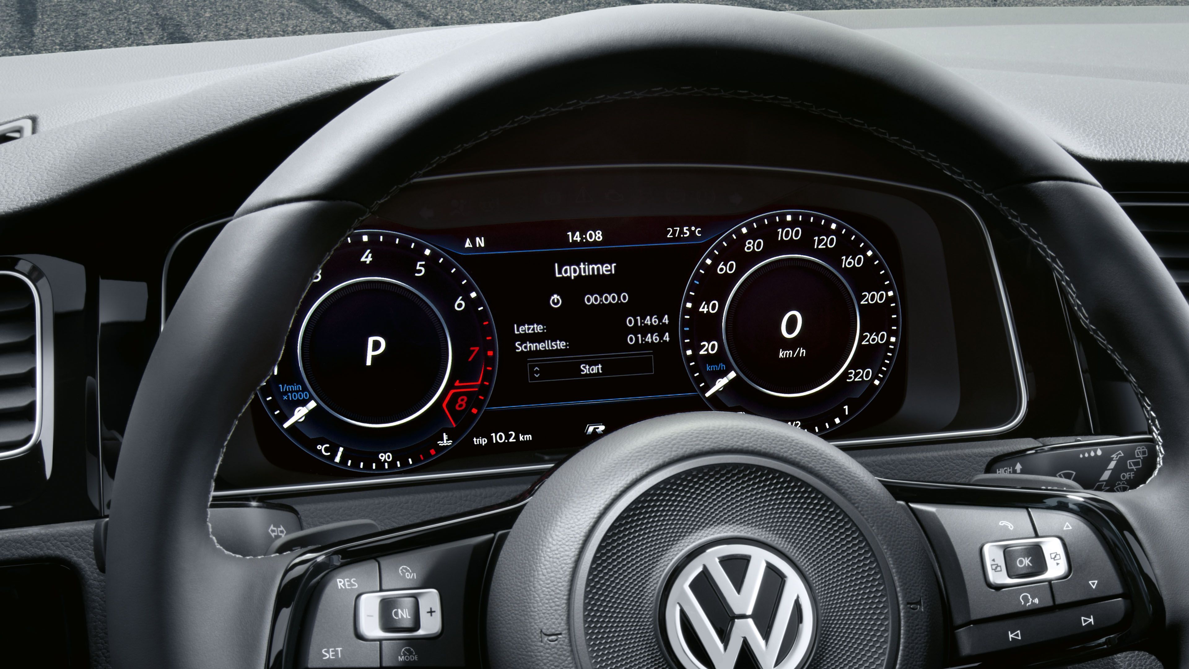 vw volkswagen active info display