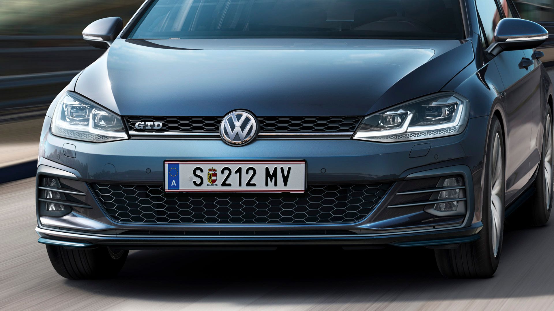 VW Golf GTD Detajet e eksterierit, pamja ballore dhe ndriçimi