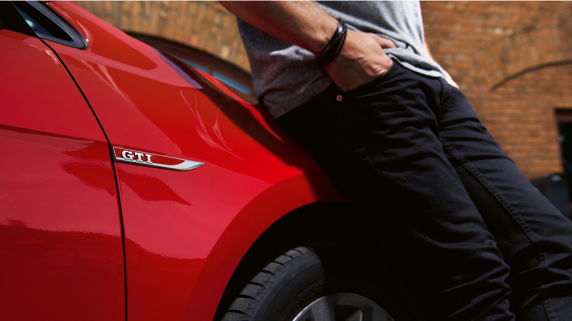 vw volkswagen golf gti rot