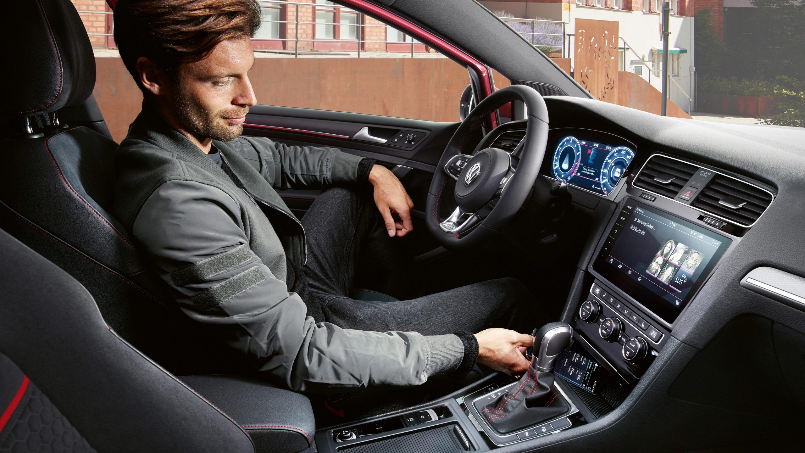 vw volkswagen golf gti innenansicht