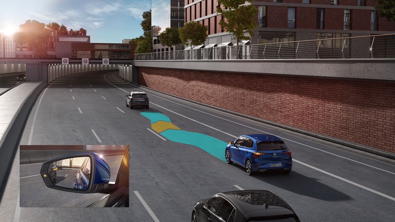 Animation des Side & Lane Assist am Polo