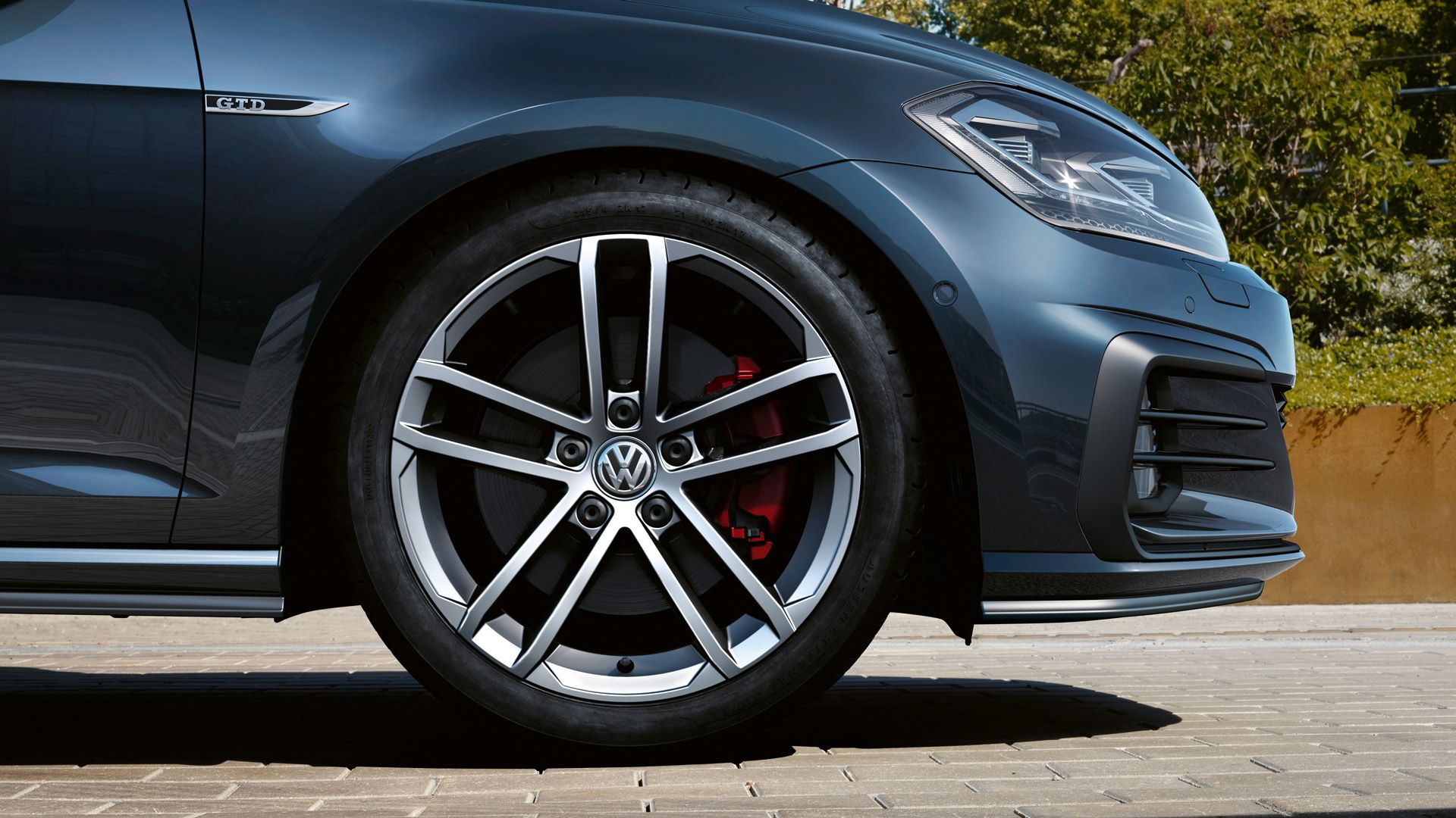 vw volkswagen golf gtd seitenansicht felgen