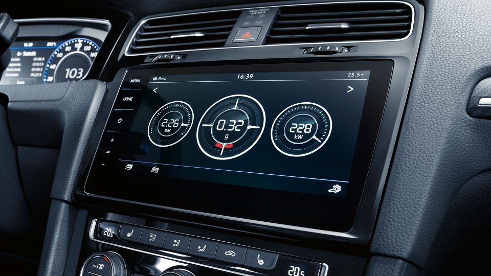 VW Golf R Sport Human Machine Interface (HMI)